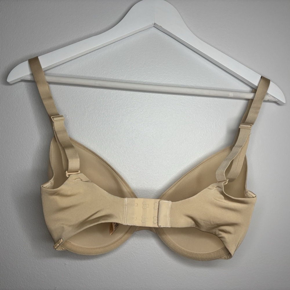 SKIMS Weightless Demi Bra Nude Tan Women's 32DDD‎ Unlined Underwire Lightweight - Picture 2 of 10